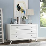 Tracy (White) Wood dresser in white