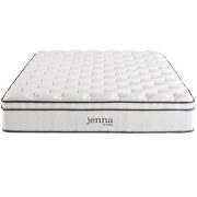 Queen innerspring mattress in white main photo