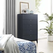 Dakota C (Blue) Blue finish contemporary modern design chest