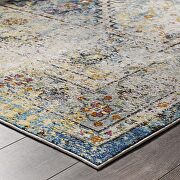 Jacinda 4x6 Distressed vintage floral persian medallion area rug