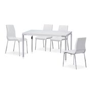 Casual style dining table in white main photo