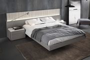 Premium European qualiy king bed in gray main photo