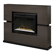Dimplex mantel electric fireplace with logs