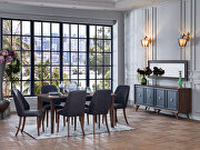 Contemporary stylish dining table w/ extension