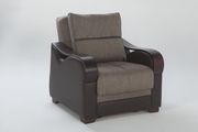 Drastic contemporary two-toned storage chair main photo
