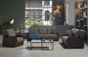 Bennet (Redeyef Brown) Drastic contemporary two-toned storage sofa