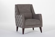 Accent dark gray fabric casual style chair main photo
