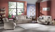 Storage living room sofa / sofa bed in microfiber main photo