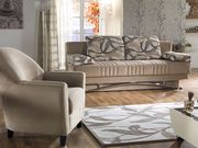 Fantasy (Best Vizon) Sand beige storage queen size sofa bed
