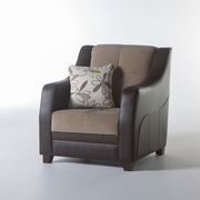 Fabric lilyum/cream chair