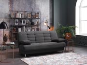 Modern affordable gray fabric sleeper sofa bed