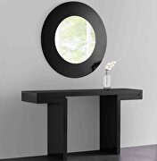 Delaney console in high black gloss lacquer main photo