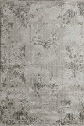 Decorative polyester and polypropylene rug in beige finish main photo