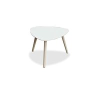 Indoor/outdoor small side table kidney style