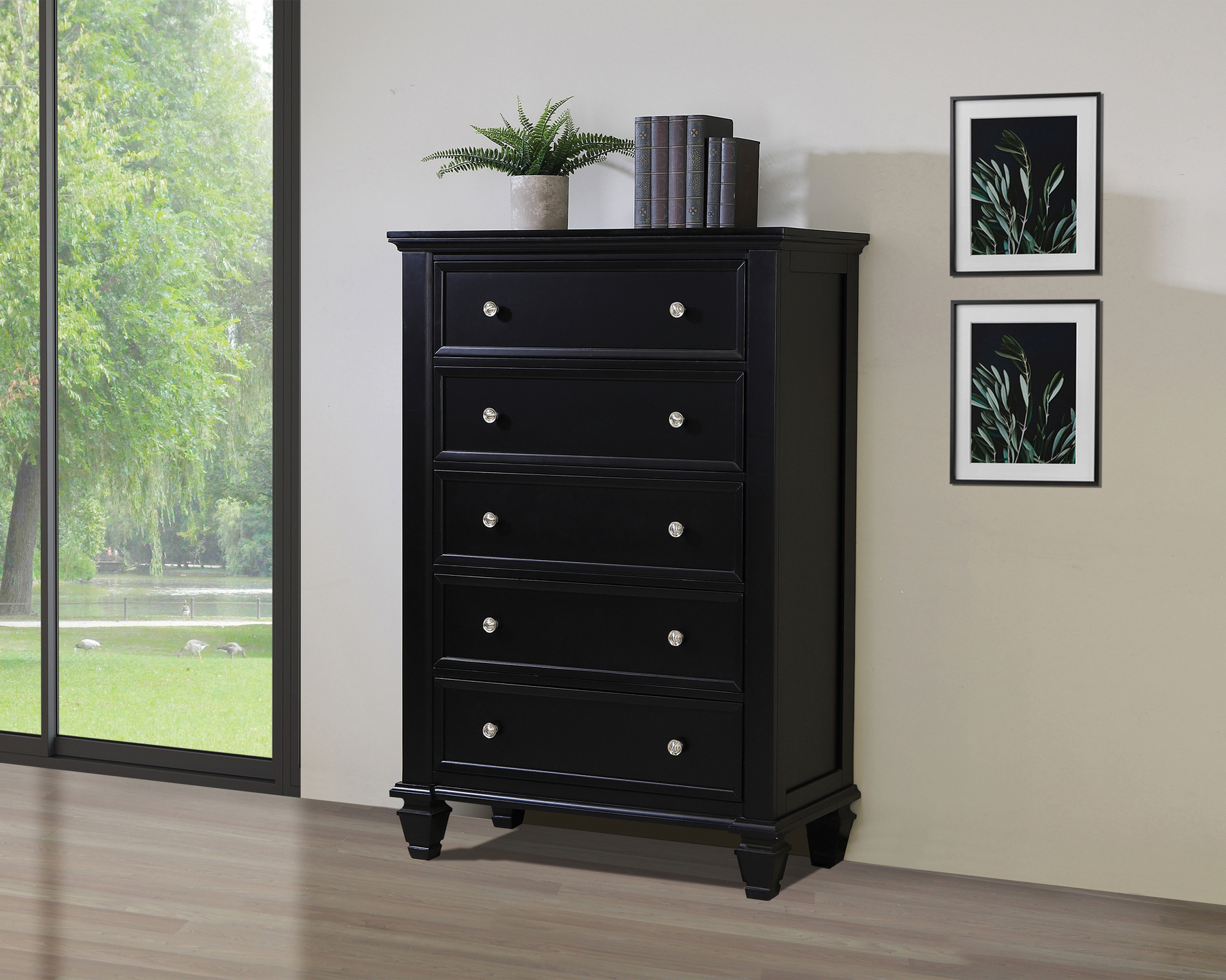Display Unit in Sandy Black Finish by Coaster Furniture 