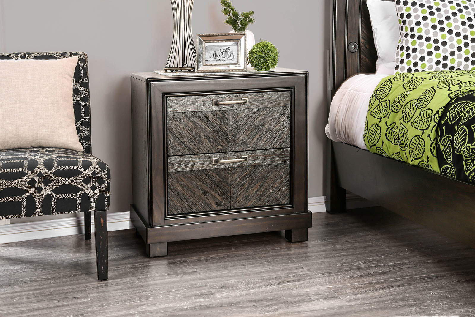 Argyros Night Stand CM7315N Furniture Of America Night Stands | Comfyco