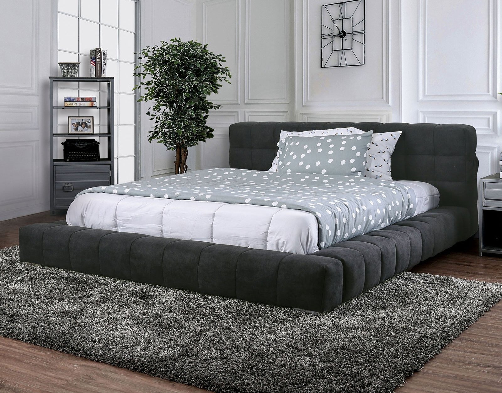 Furniture of America Wolsey King Size Bed CM7545EK