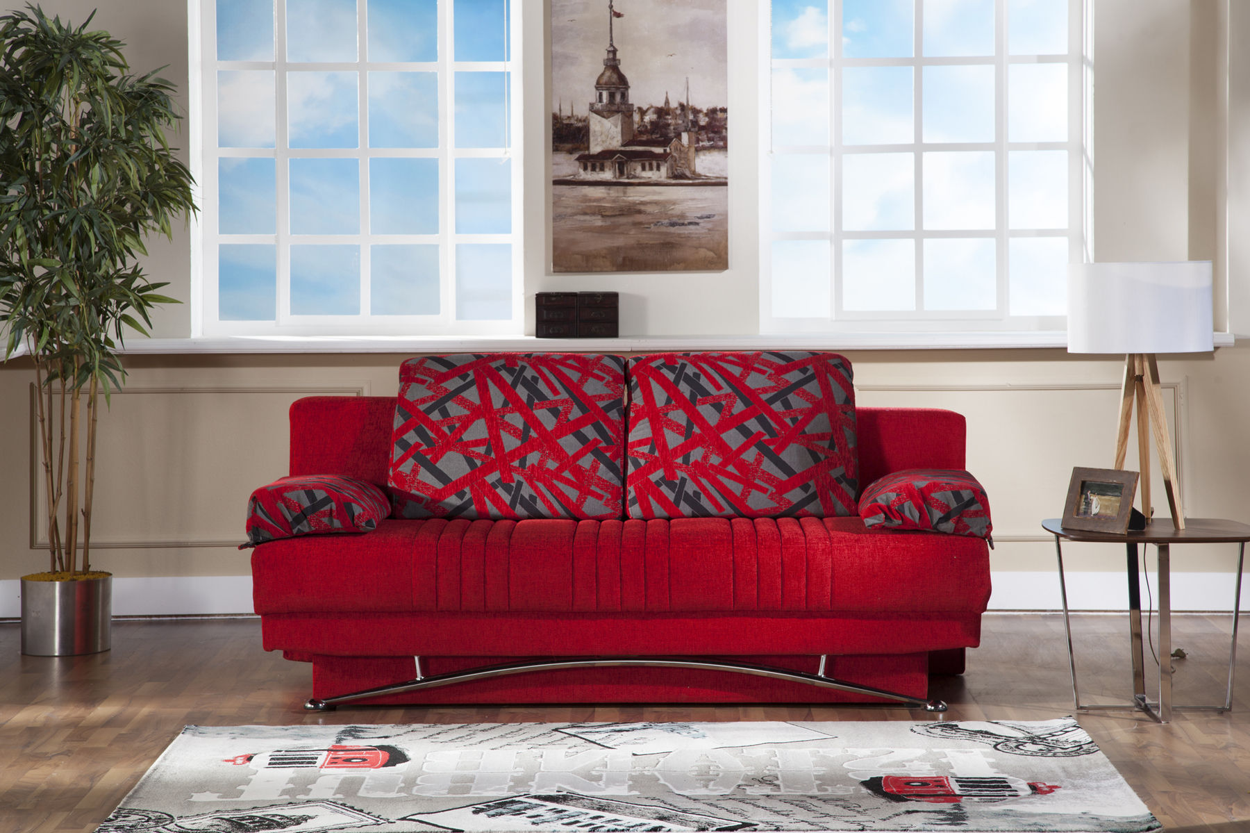 Istikbal Fantasy Red Sofa Bed
